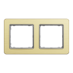 Рамка 2-постовая матовое золото Sedna Elements Schneider Electric SDD371802