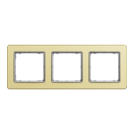 Рамка 3-постовая матовое золото Sedna Elements Schneider Electric SDD371803