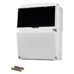 Монтажный набор, 11 модулей и 2 силовые розетки, 288x218x124, IP54, UEA