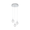 Люстра/35W LED хром/прозорий 