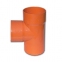 Трійник 45° для дренажних труб та  каналізації, поліпропілен, жовтий, діаметр вн., мм 140 020140 DKC
