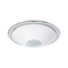 Светильник потолочный/1 12W LED  хром/белый/хрусталь 