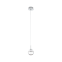 Світильник підвіс/1 5W LED хром/прозорий 