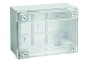 Коробка ответвительная с гладкими стенками, прозрачная крышка, IP56, 190х140х70мм, 54120, DKC