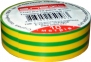 Изолента e.tape.pro.20.yellow-green из самозатухающего ПВХ, желто-зеленая (20м), E.NEXT